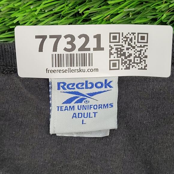 Vintage Reebok Hawks Henley Shirt Large 22x27 IOWA Arch Y2K - Picture 4 of 16